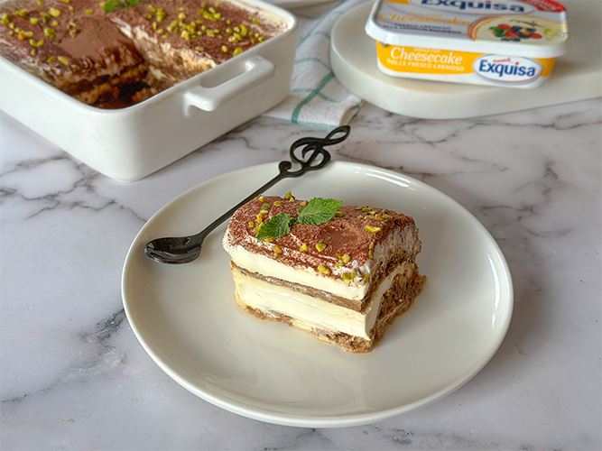 Tiramisù classico con Exquisa Cheesecake