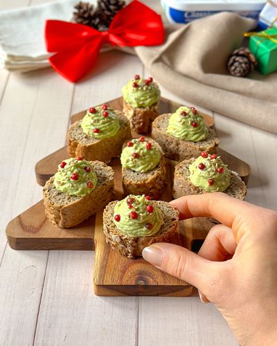 Crostini di Natale con Exquisa Classico