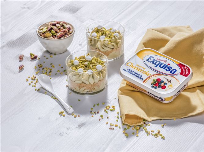 Cheesecake al pistacchio