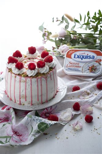 Drip Cake ai Lamponi