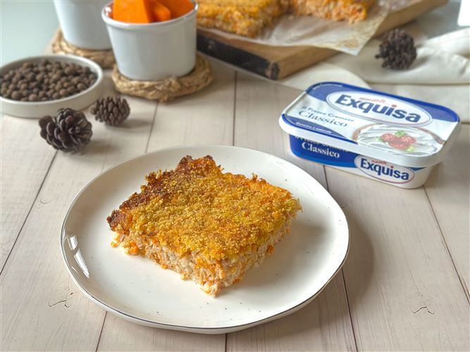 Sformato di riso e zucca