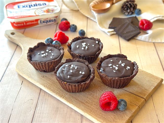 Cestini al triplo cioccolato