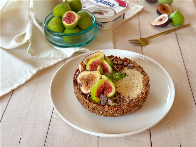 NY cheesecake monoporzione ai fichi