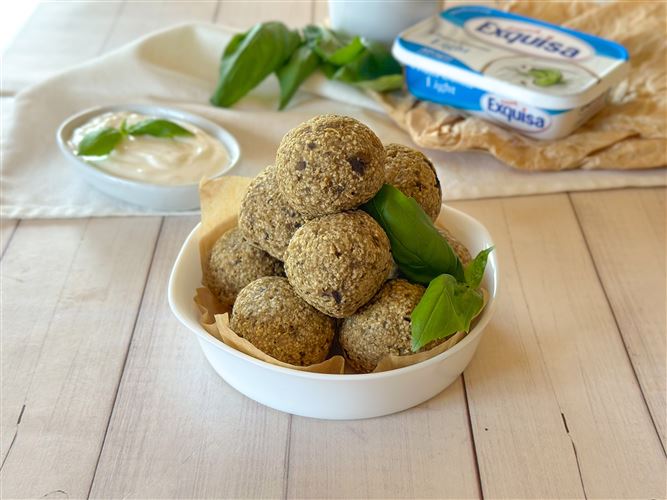 Polpette di melanzane e Exquisa light