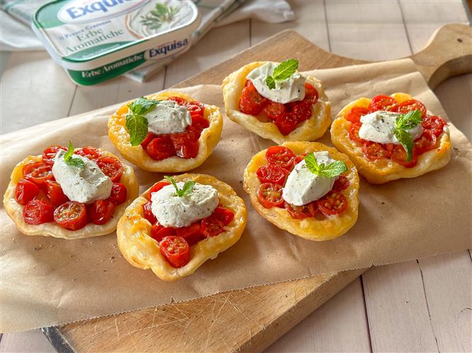 Tarte tatin ai pomodorini