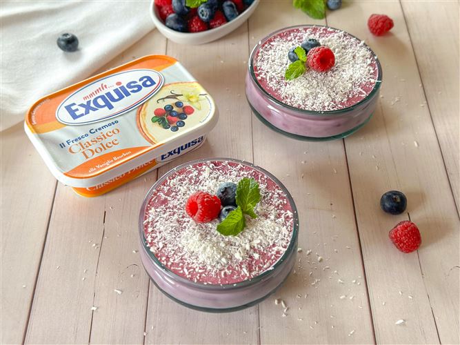 Mousse ai frutti di bosco