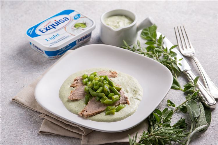 Magatello in salsa di formaggio cremoso, un secondo delicato