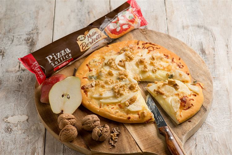 Pizza con pere e gorgonzola