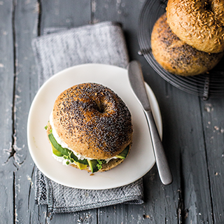 Bagel, Fresco Cremoso e Avocado