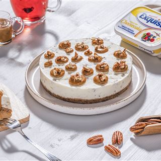Cheesecake al caramello salato