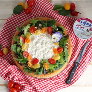 Crostata tricolore con fiocchi di latte