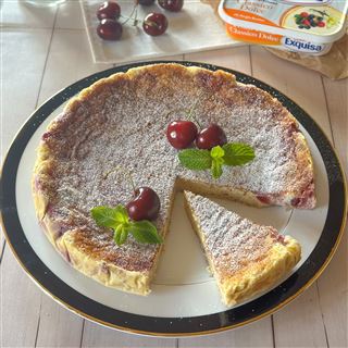 Clafoutis alle ciliegie con Exquisa Classico dolce