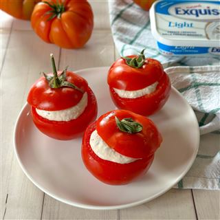 Pomodori ripieni con tonno e Exquisa Light