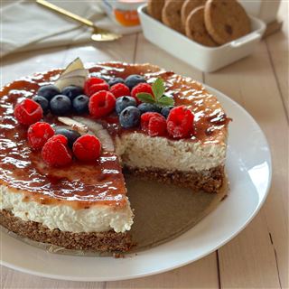 Cheesecake senza cottura con Exquisa Classico Dolce