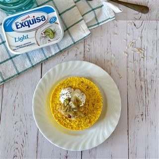 Risotto zafferano e Exquisa Light