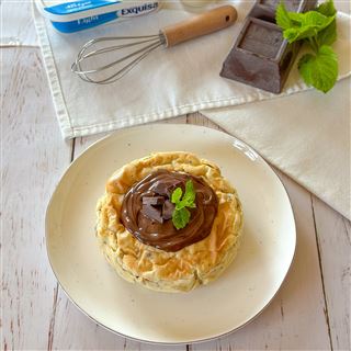 Tortino stracciatella con Exquisa Light