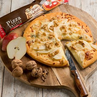 Pizza con pere e gorgonzola