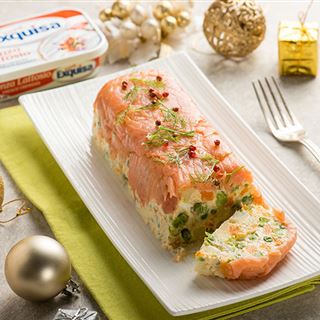 Tronchetto al salmone e verdure, un secondo per Natale
