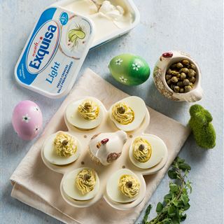 Uova ripiene Light, un antipasto per la Pasqua
