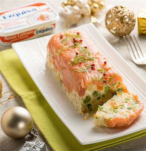 Tronchetto al salmone e verdure, un secondo per Natale